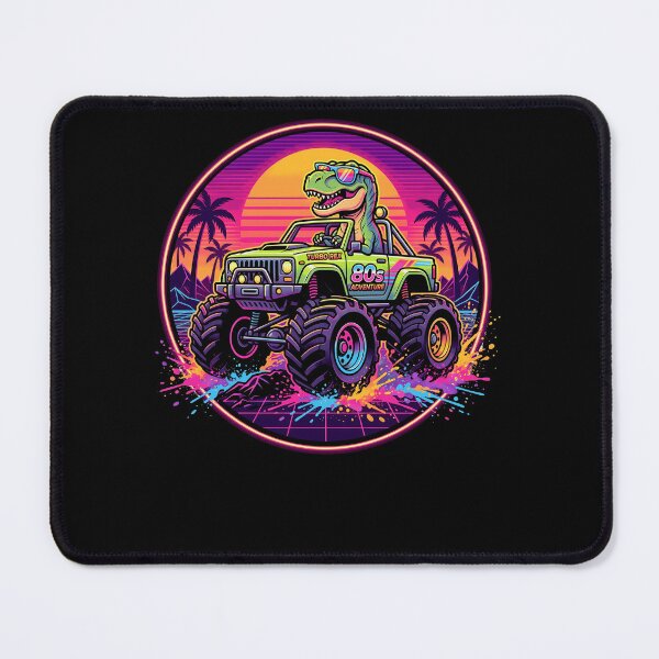 Item preview, T Rex Rding Monster Truck Vintage Family Summer Vacation designed and sold by Littermin.