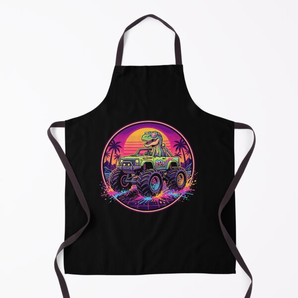 Item preview, T Rex Rding Monster Truck Vintage Family Summer Vacation designed and sold by Littermin.