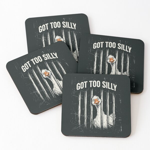 Item preview, Goose Got Too Silly Jailbird Funny Meme Animal Humor 1 designed and sold by ChinkyCat Official.
