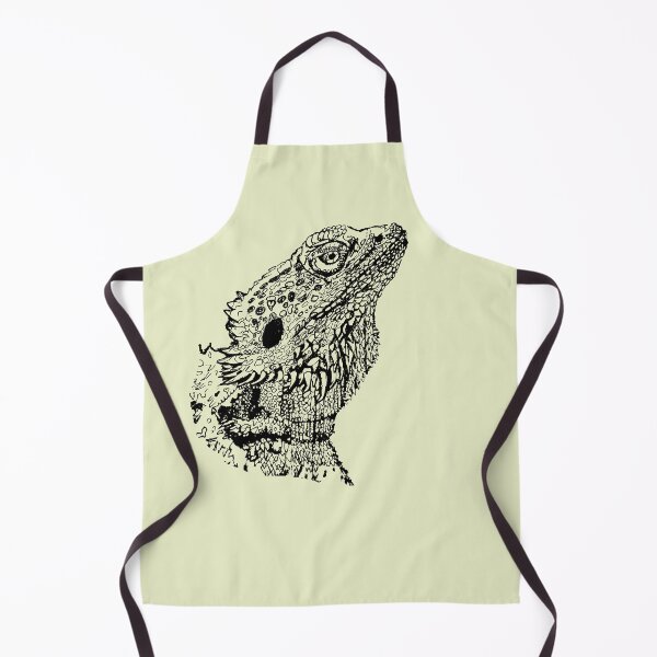 Item preview, Bearded Lizard - (#EAEFC8) designed and sold by The Stippler Process.