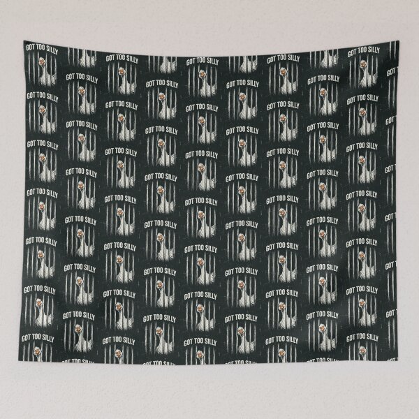 Item preview, Goose Got Too Silly Jailbird Funny Meme Animal Humor 1 designed and sold by ChinkyCat Official.
