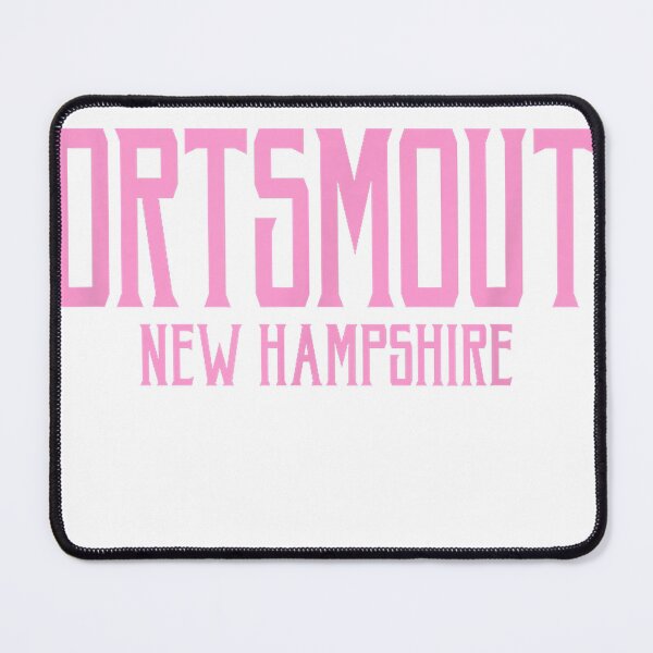 Item preview, Portsmouth New Hampshire Text Pink Print T-Shirt designed and sold by Badriiiii.