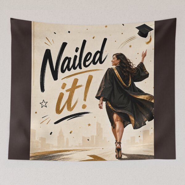 Item preview, Nailed it Lady - Graduation - Celebration designed and sold by LuluLeb.