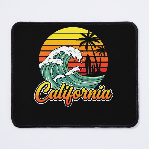 Item preview, Retro California Tropical Beach Waves Sunset Summer Vacation designed and sold by Littermin.