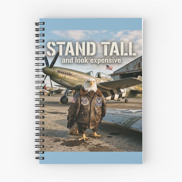Item preview, Stand Tall Eagle | Vintage Aviator Patriot T-Shirt designed and sold by DmaarGroup.