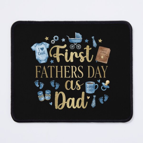 Item preview, First Father's Day Gift - New Dad Keepsake Design designed and sold by SideKickCreates.
