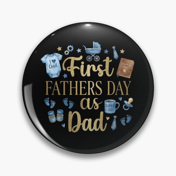Item preview, First Father's Day Gift - New Dad Keepsake Design designed and sold by SideKickCreates.