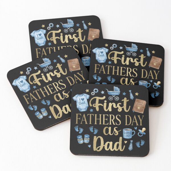 Item preview, First Father's Day Gift - New Dad Keepsake Design designed and sold by SideKickCreates.