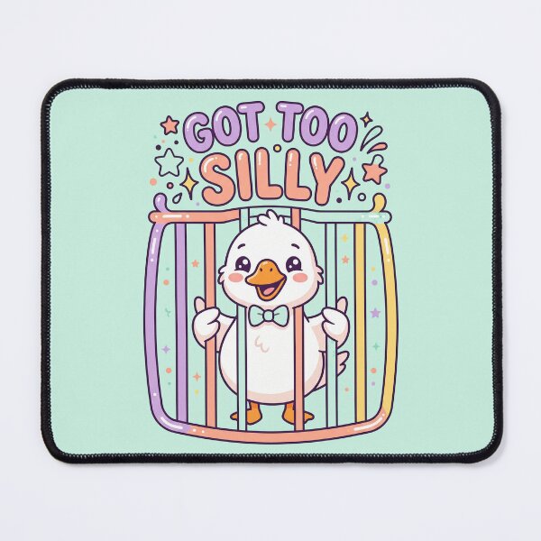Item preview, Goose Got Too Silly Jailbird Funny Meme Animal Humor 4 designed and sold by ChinkyCat Official.