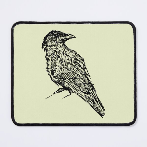 Item preview, Crow - (#EAEFC8) designed and sold by The Stippler Process.