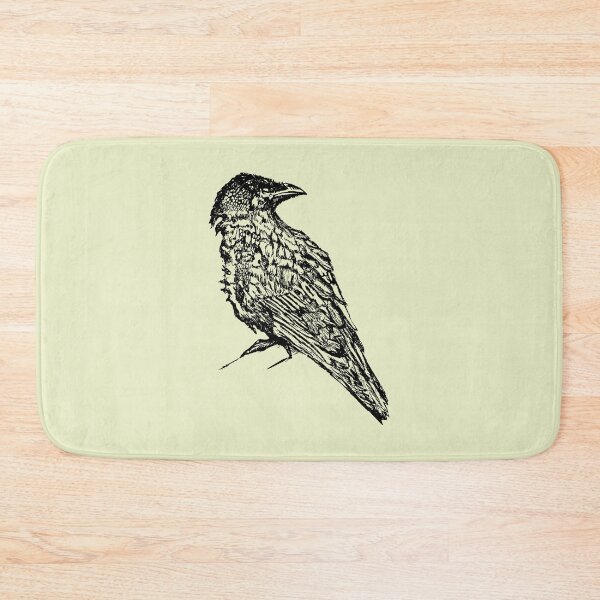 Item preview, Crow - (#EAEFC8) designed and sold by The Stippler Process.