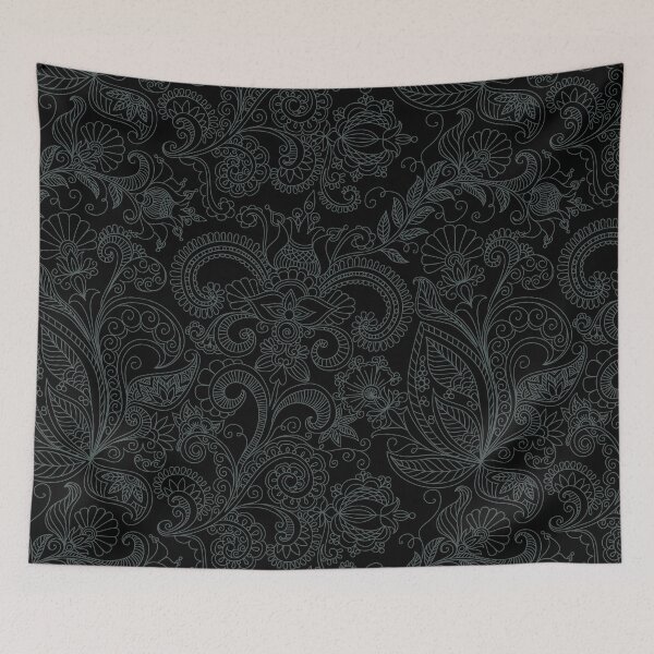 Item preview, floral pattern of spirals designed and sold by kavalenkavart.