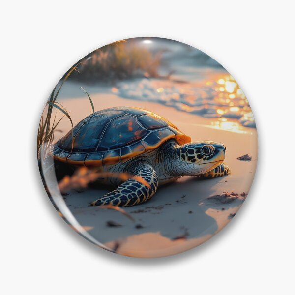 Item preview, Turtle on Forest Beach designed and sold by CalmnessbyChoice.