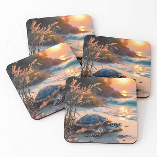 Item preview, Turtle on Forest Beach designed and sold by CalmnessbyChoice.