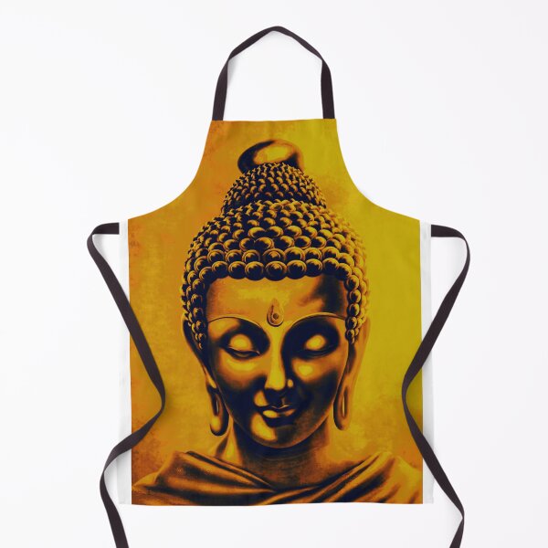 Item preview, Golden Buudha Face  designed and sold by artbundleindia.