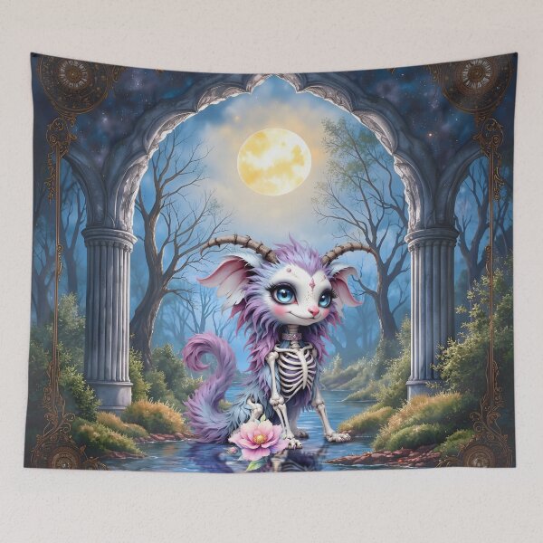 Item preview, Moonlit Bones – Guardian of Forgotten Dreams designed and sold by nicky2342.