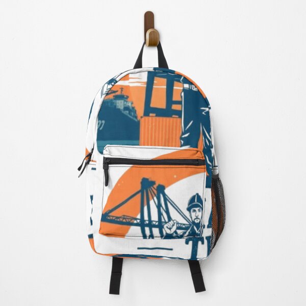 Item preview, Wharfie Time Cargo Port Worker Retro Style Artwork designed and sold by MystiColo.