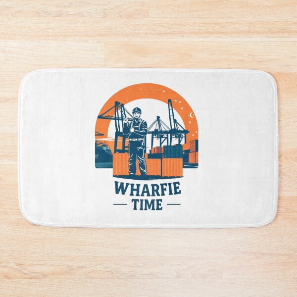Item preview, Wharfie Time Cargo Port Worker Retro Style Artwork designed and sold by MystiColo.