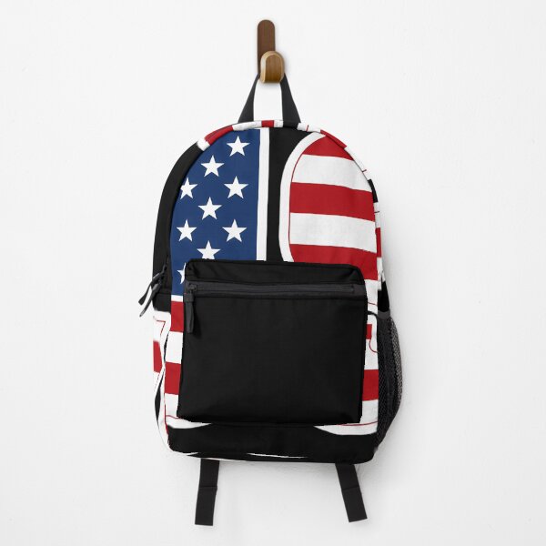 Item preview, USA Flag Typography with Bald Eagle designed and sold by LuisWorks.