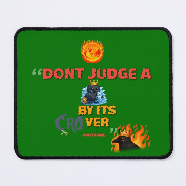 Item preview, "dont judge a cro by its crover" quote vorticane merch designed and sold by vorticane.