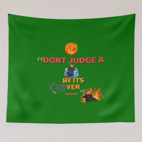 Item preview, "dont judge a cro by its crover" quote vorticane merch designed and sold by vorticane.
