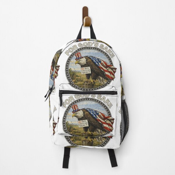 Item preview, Red White & Really Not Feeling It Eagle Design designed and sold by MerchlyMike.