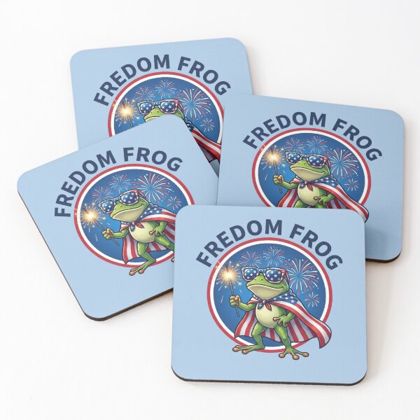Item preview, Freedom Frog Shirt – Land Of The Free Home Of The Frog Funny Patriotic T-Shirt designed and sold by ZyxDes.
