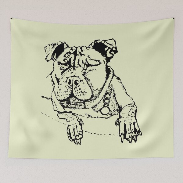 Item preview, Blinking Doggo - (#EAEFC8) designed and sold by The Stippler Process.