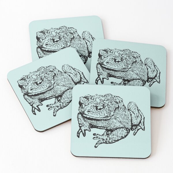 Item preview, Toad Thinking - (#C6E6E3) designed and sold by The Stippler Process.