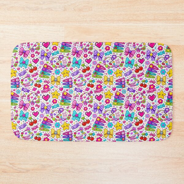 Item preview, Kawaii Coquette Pattern – Cute Bows, Hearts, Cherries & Pastel Y2K Aesthetic Design designed and sold by WheresMyMojo.