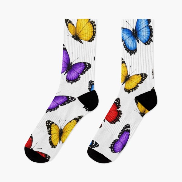 Item preview, Colorful Butterfly Pattern – Vibrant Butterfly Seamless Design designed and sold by Seculinator.