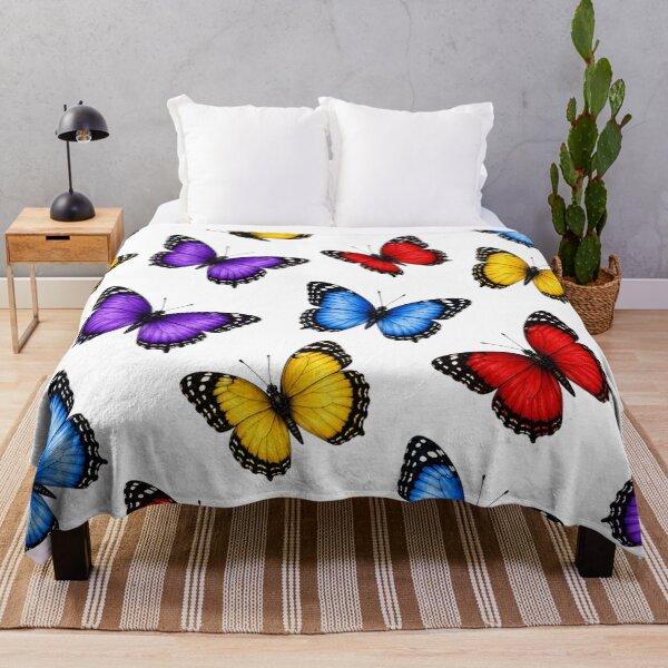 Item preview, Colorful Butterfly Pattern – Vibrant Butterfly Seamless Design designed and sold by Seculinator.