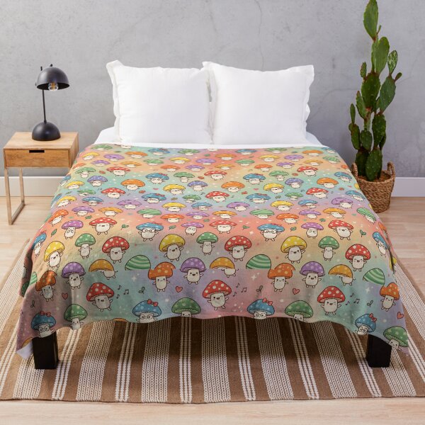 Item preview, Super Cute Kawaii Mushrooms designed and sold by FunFitsFactory.
