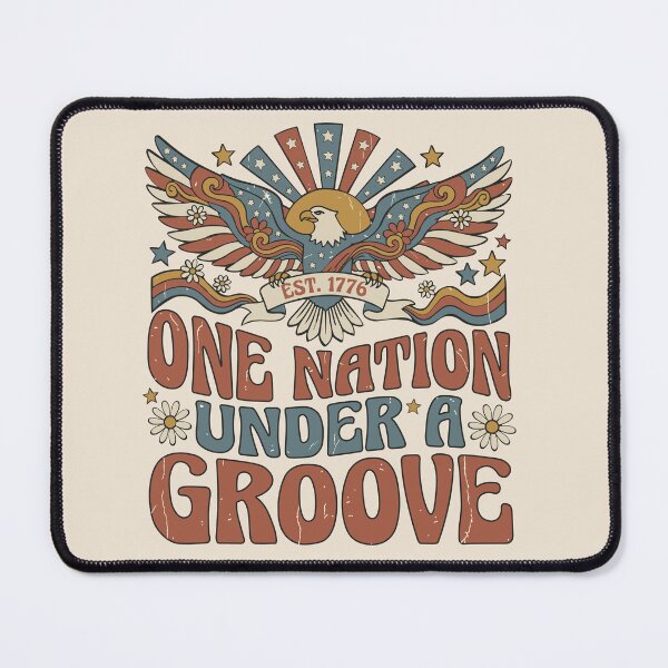Item preview, One Nation Under A Groove Retro Eagle designed and sold by KnockingLouder.