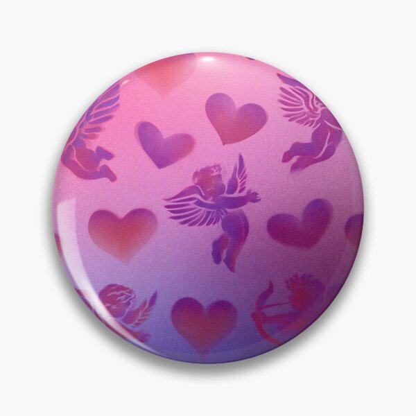Item preview, Dreamy Cupid Hearts Pattern With Romantic Neon Glow designed and sold by EL-Lebedenko.