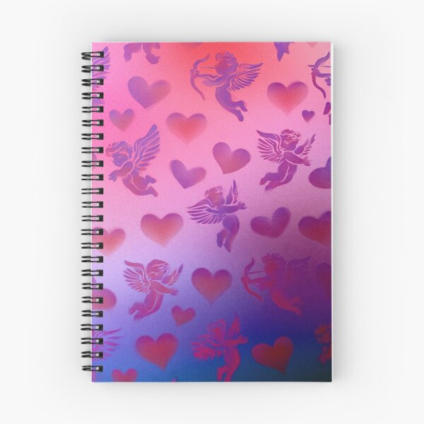 Item preview, Dreamy Cupid Hearts Pattern With Romantic Neon Glow designed and sold by EL-Lebedenko.