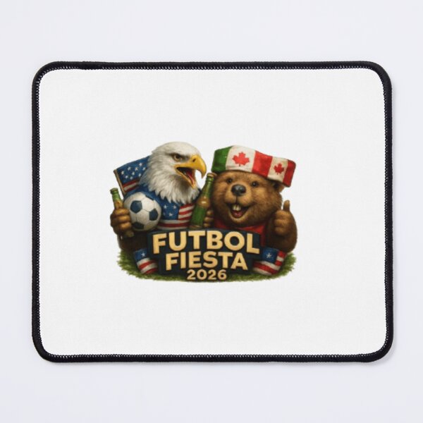 Item preview, USA Eagle & Canada Beaver Soccer Fan Sticker designed and sold by Pixanova.