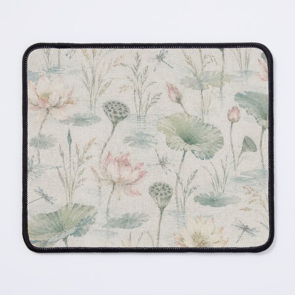 Item preview, Vintage Lotus Botanical Seamless Pattern(light02) designed and sold by Siam Soul Studio.