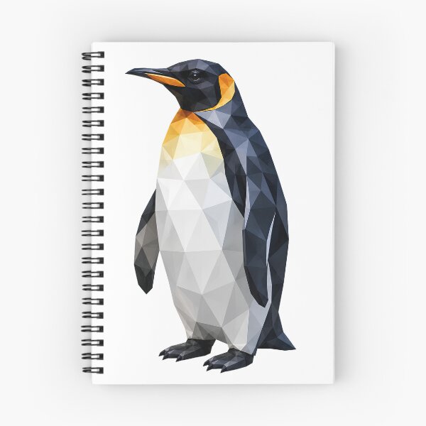 Item preview, Geometric Emperor Penguin – Low Poly Arctic Elegance designed and sold by filou designs.