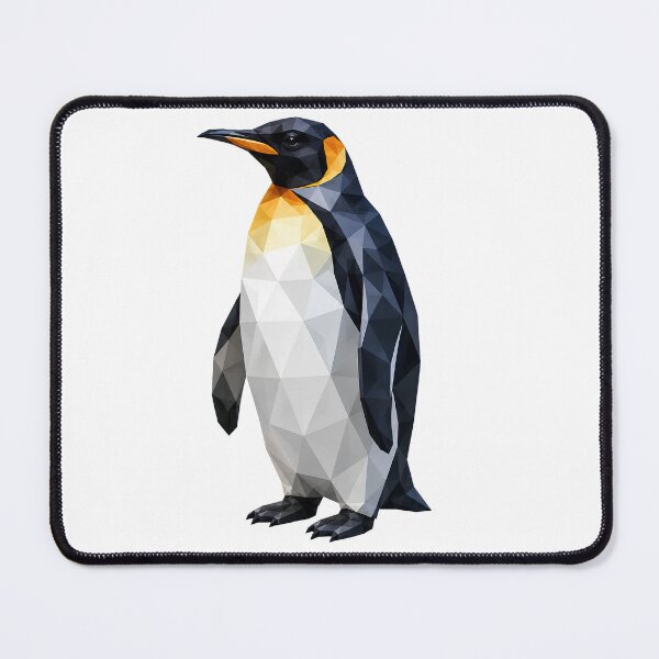 Item preview, Geometric Emperor Penguin – Low Poly Arctic Elegance designed and sold by filou designs.