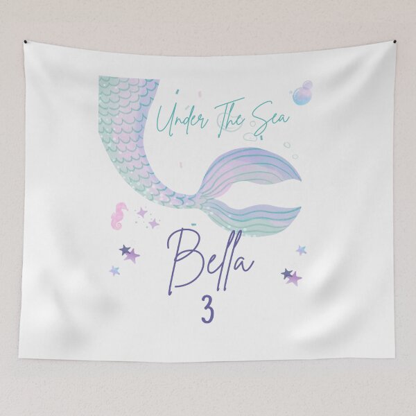 Item preview, Under The Sea Mermaid Birthday designed and sold by Green Cart.