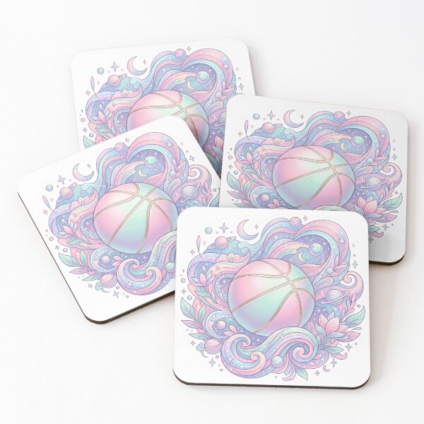 Item preview, Pastel Cosmic Basketball Dreamscape Aesthetic Art designed and sold by Nova Blend.