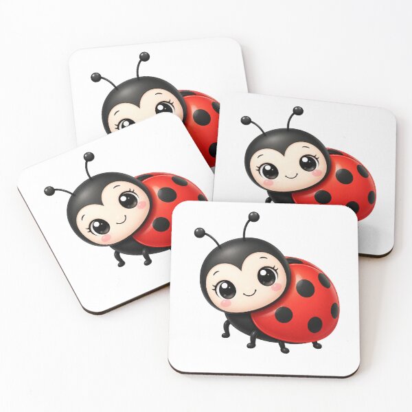 Item preview, Cute Ladybug – Adorable Cartoon Ladybug Illustration designed and sold by Seculinator.