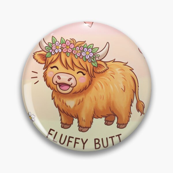 Item preview, Super Cute Kawaii Highland Cows designed and sold by FunFitsFactory.