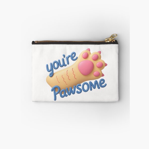 Item preview, You're Pawsome Cute 3D Cat Paw Pun designed and sold by thazinart.