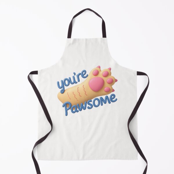 Item preview, You're Pawsome Cute 3D Cat Paw Pun designed and sold by thazinart.
