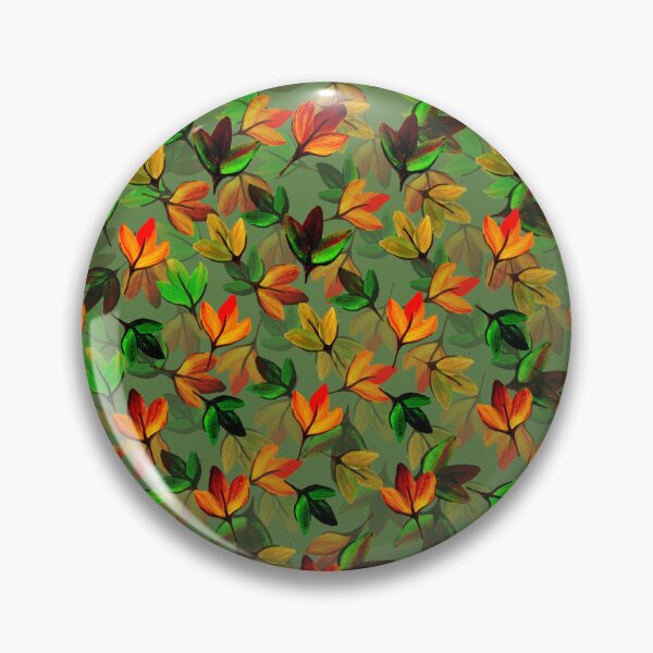 Item preview, Autumn Leaves on Green designed and sold by Zenclover.