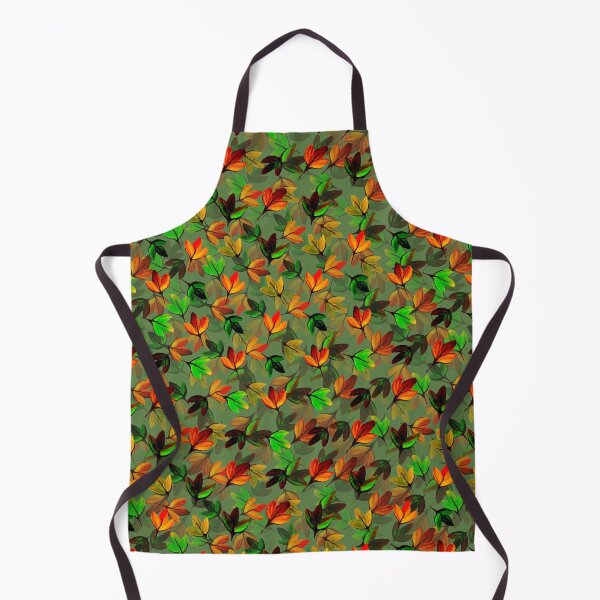 Item preview, Autumn Leaves on Green designed and sold by Zenclover.