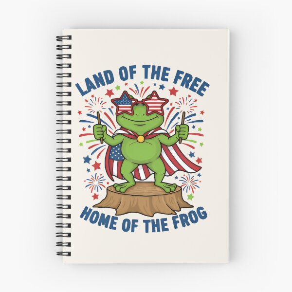 Item preview, Freedom Frog Shirt – Land Of The Free Home Of The Frog Funny Patriotic T-Shirt designed and sold by ZyxDes.