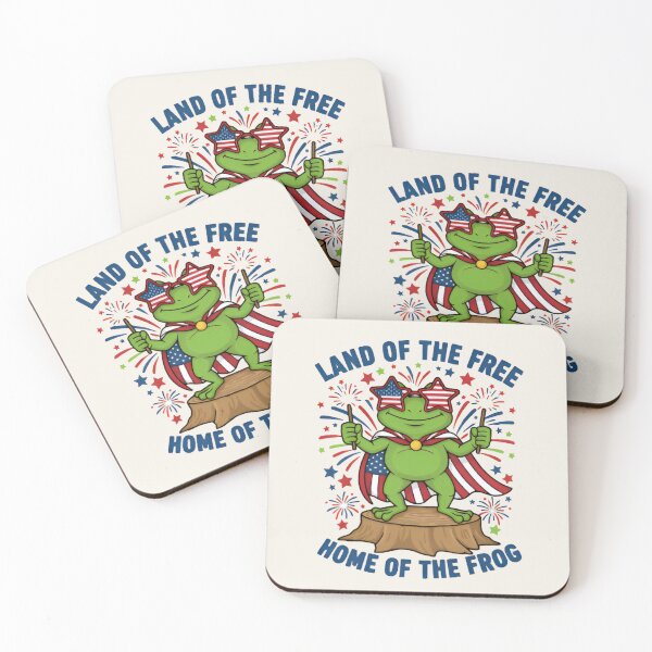 Item preview, Freedom Frog Shirt – Land Of The Free Home Of The Frog Funny Patriotic T-Shirt designed and sold by ZyxDes.